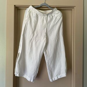 Seafolly wide leg linen pants